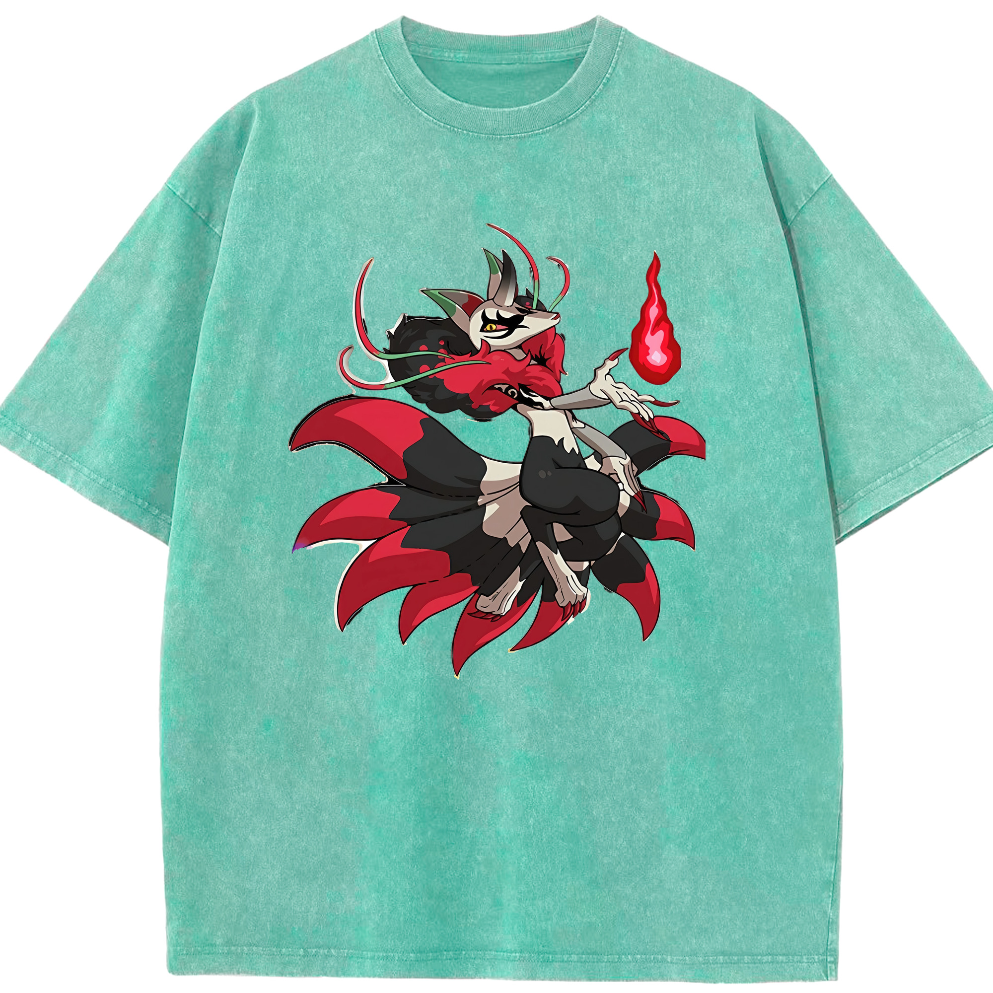 （画像用） 妖怪ウォッチ Yo-kai Watch 綿100% ヴィンテージ風 半袖Tシャツ（フロントプリント）